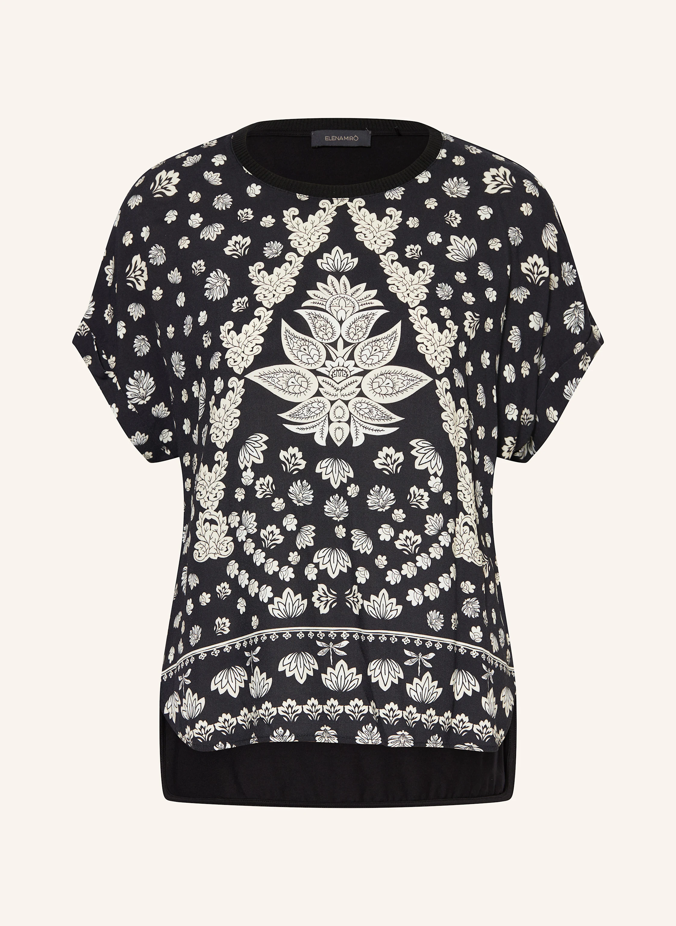 ELENA MIRO Blusenshirt im Materialmix