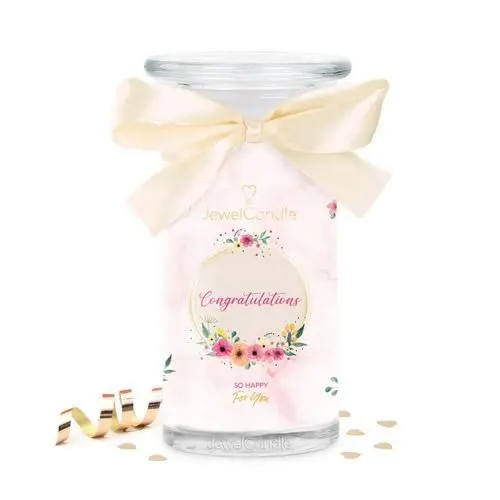 Jewel Candle - Congratulations Bougie Parfumée avec Bijou- Bougie