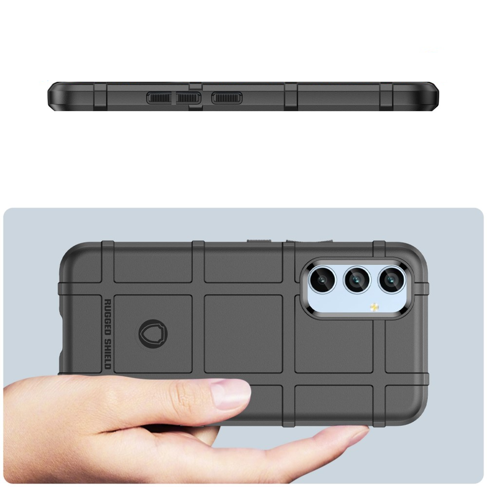 Samsung Galaxy A54 5G Outdoor Gummi Schutzhülle Anti-Shock - Schwarz