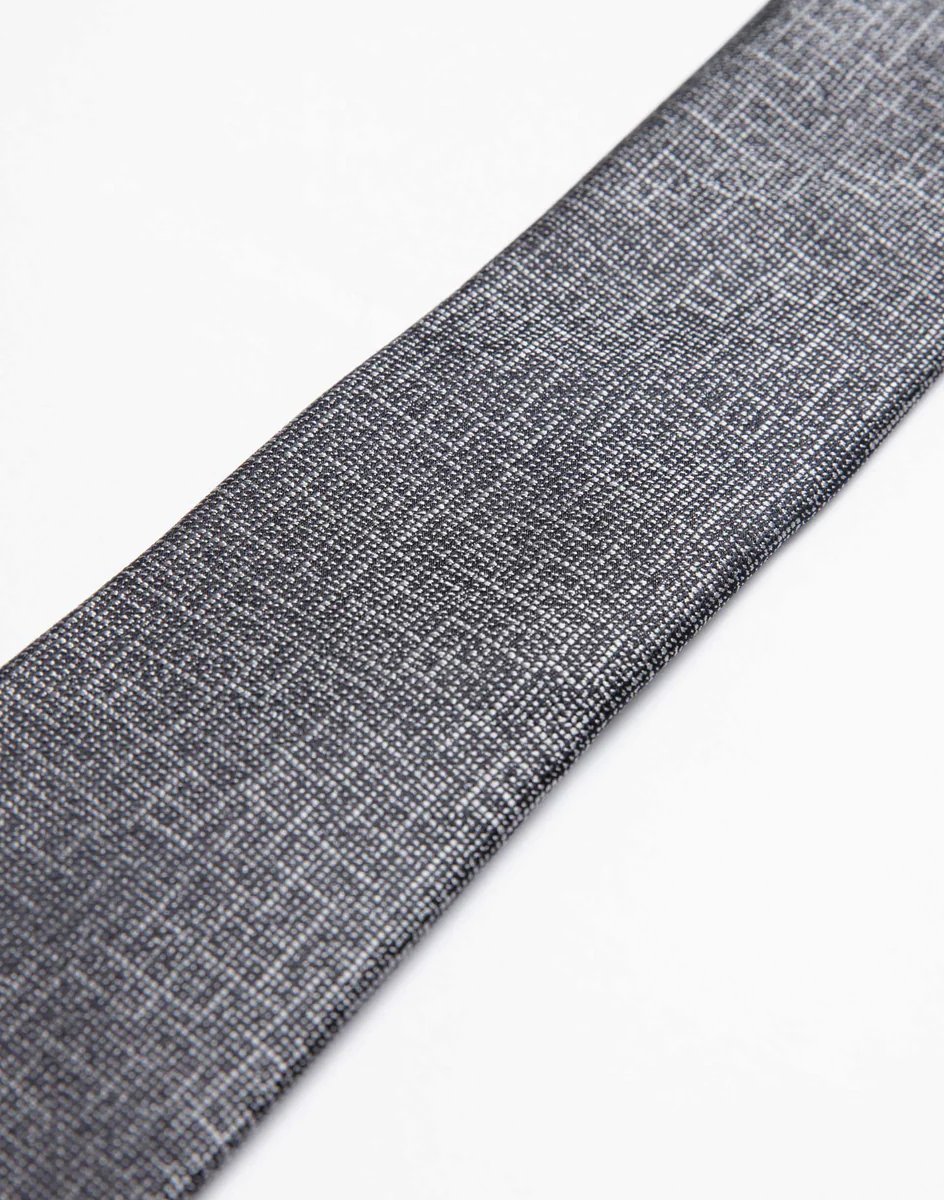 Cravate slim motif graphique