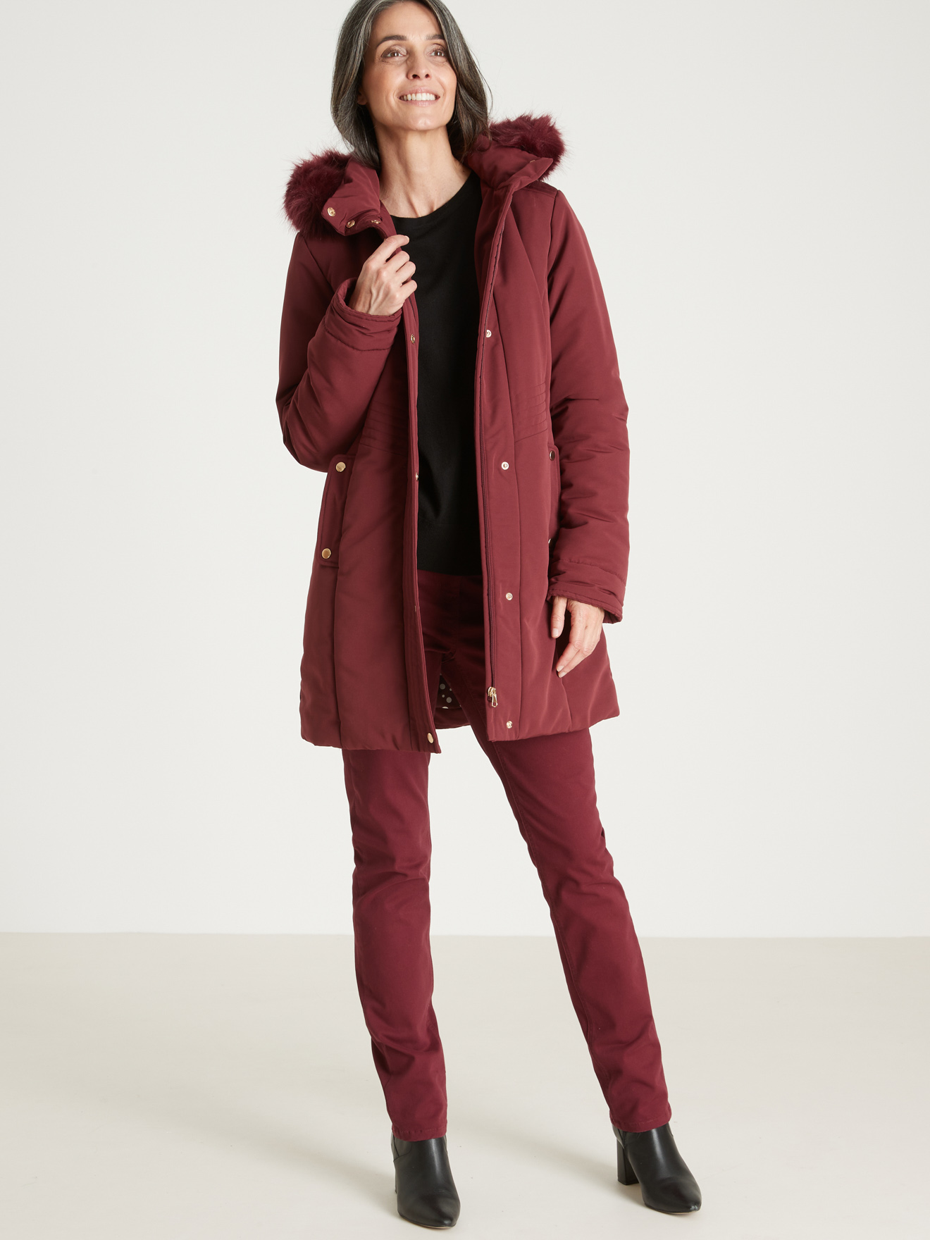 Parka déperlante stature moins d'1,60m