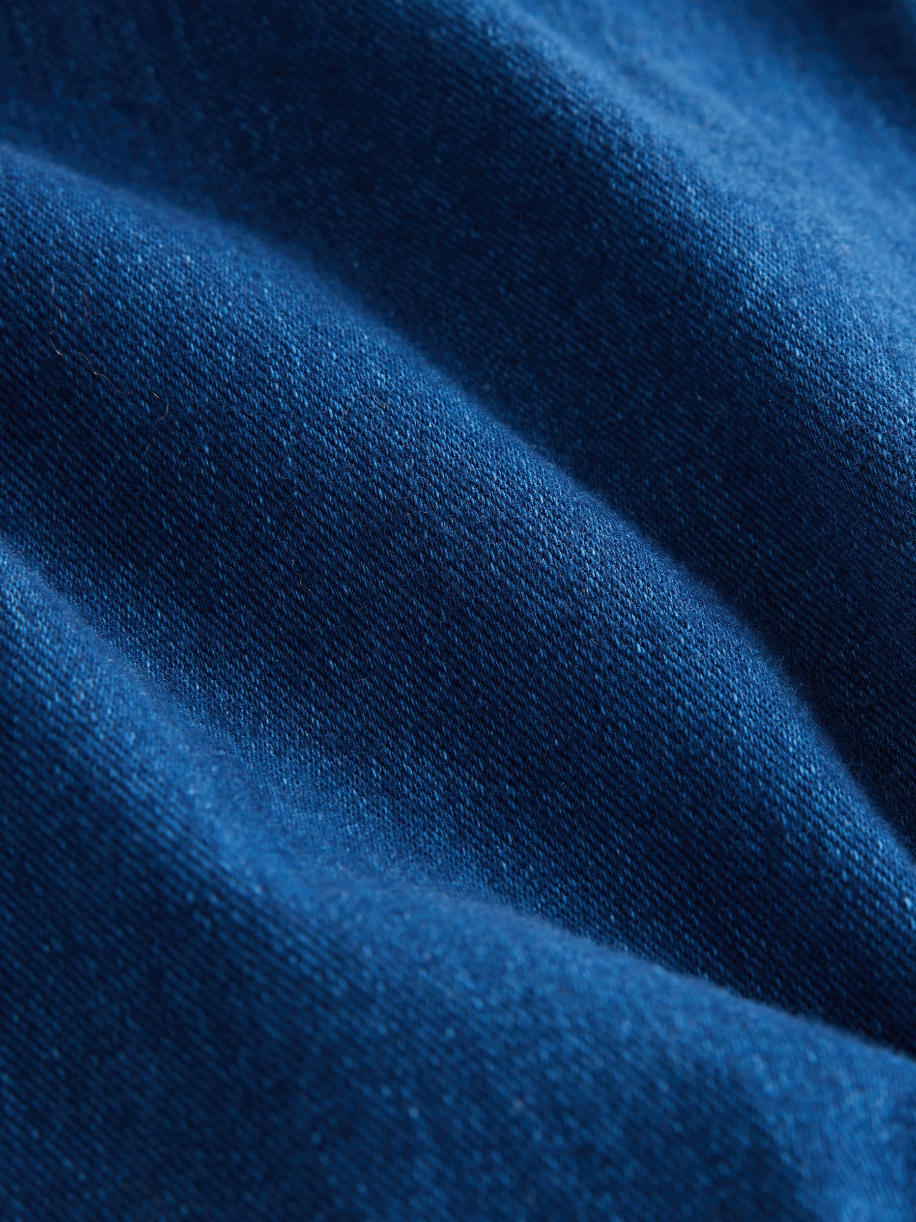 Donkerblauw - Denim zwangerschapsleggings met wijde pijpen
