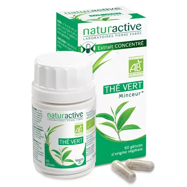 Chá Verde Orgânico Naturaactive - 60 cápsulas