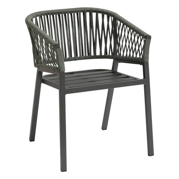 Lot de 2 fauteuils de jardin ORIENGO Olive & Graphite