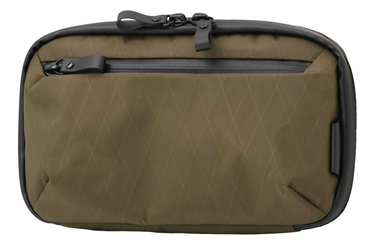 Alpaka Gear Elements Tech Case Mini AD010210506 Olive Green X-Pac VX42, tech-organizer en crossbodytas