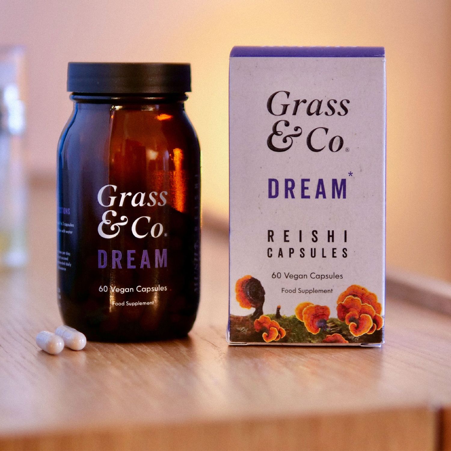 Grass & Co. DREAM Reishi-Vitalpilz-kapseln