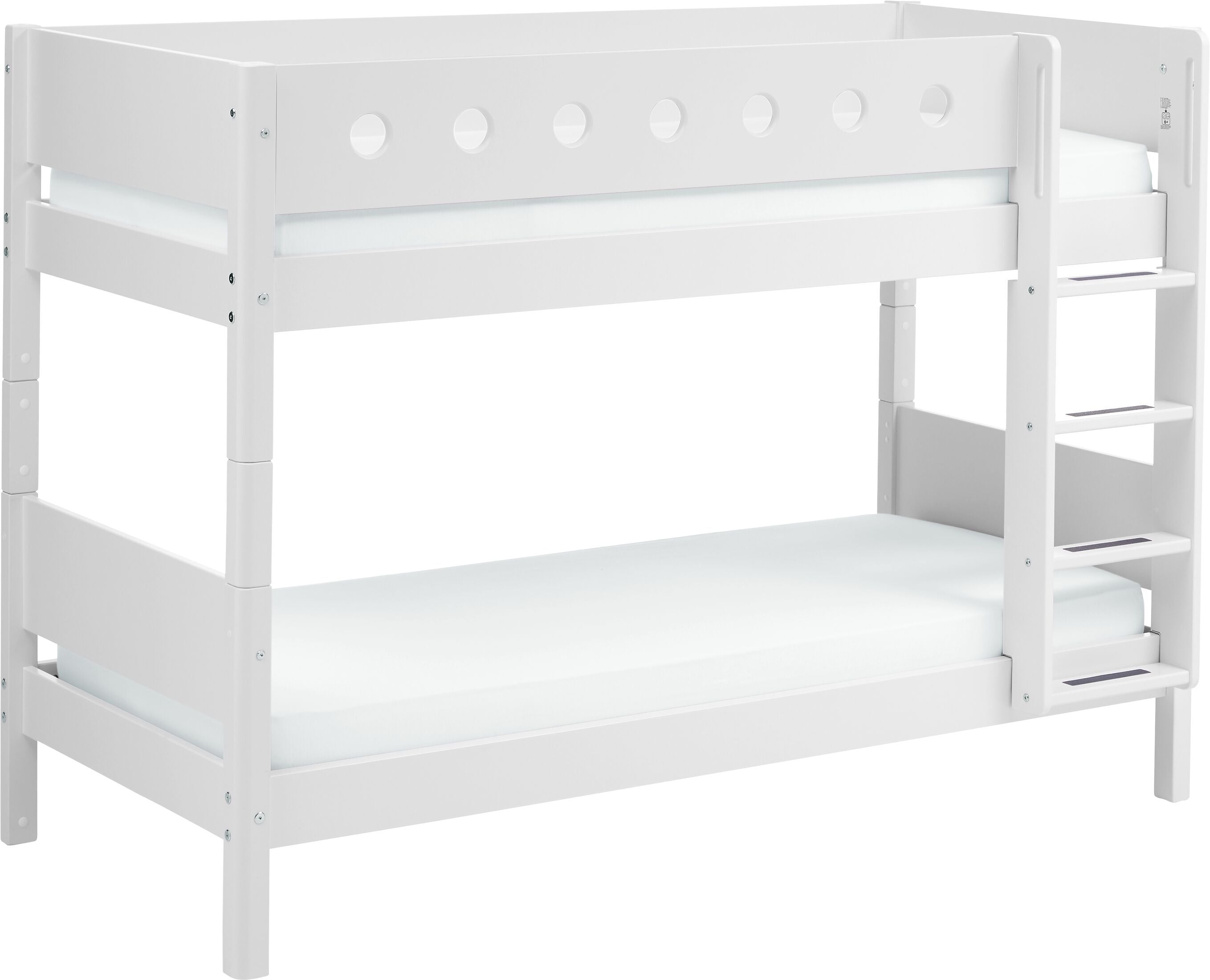 Flexa WHITE Etagenbett - Weiss / B: 109.0 cm x T: 210.0 cm x H: 154.0 cm