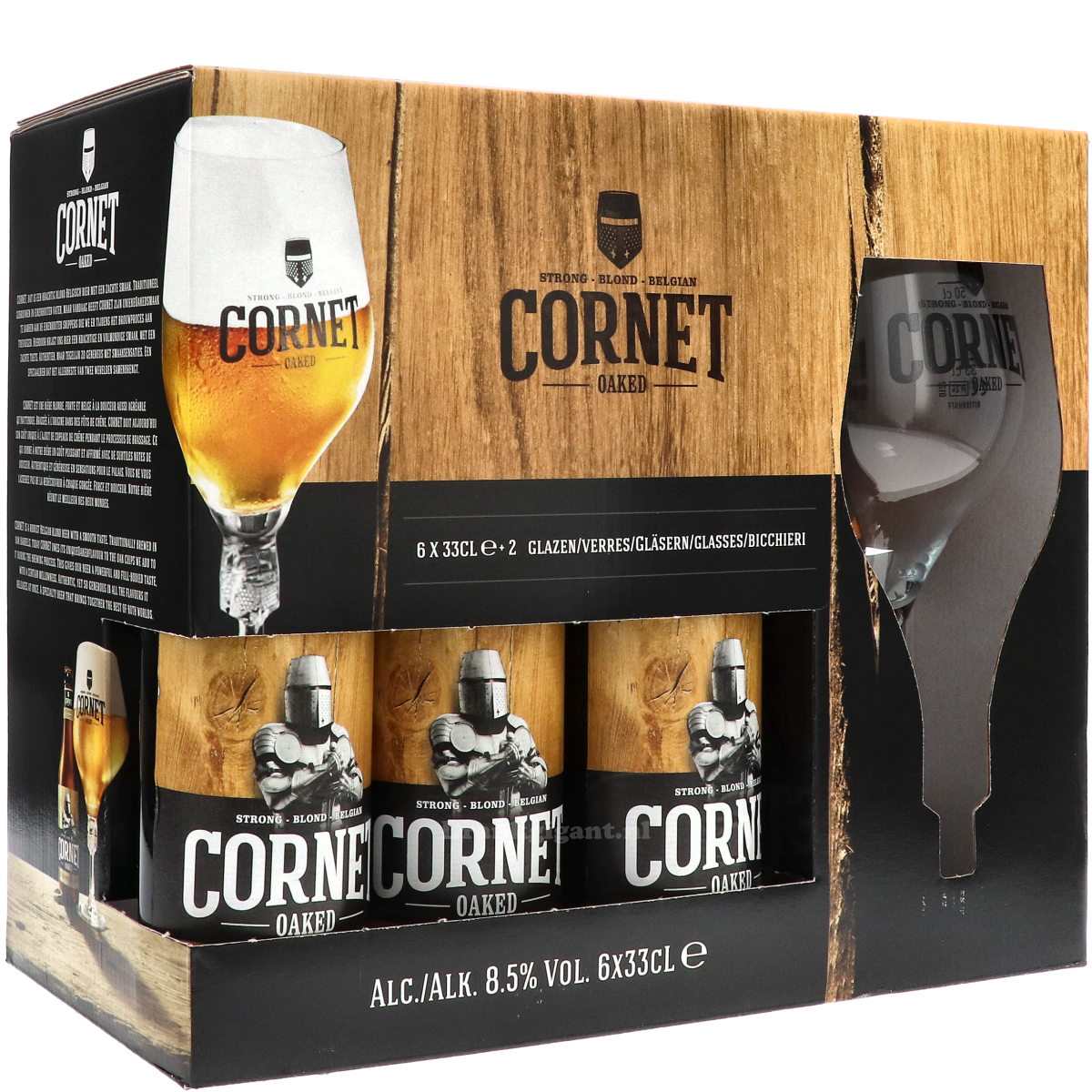 Cornet Bierpakket met Luxe Glazen 198 cl