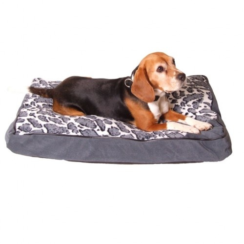 Colchão para cães com estampa multicolorida