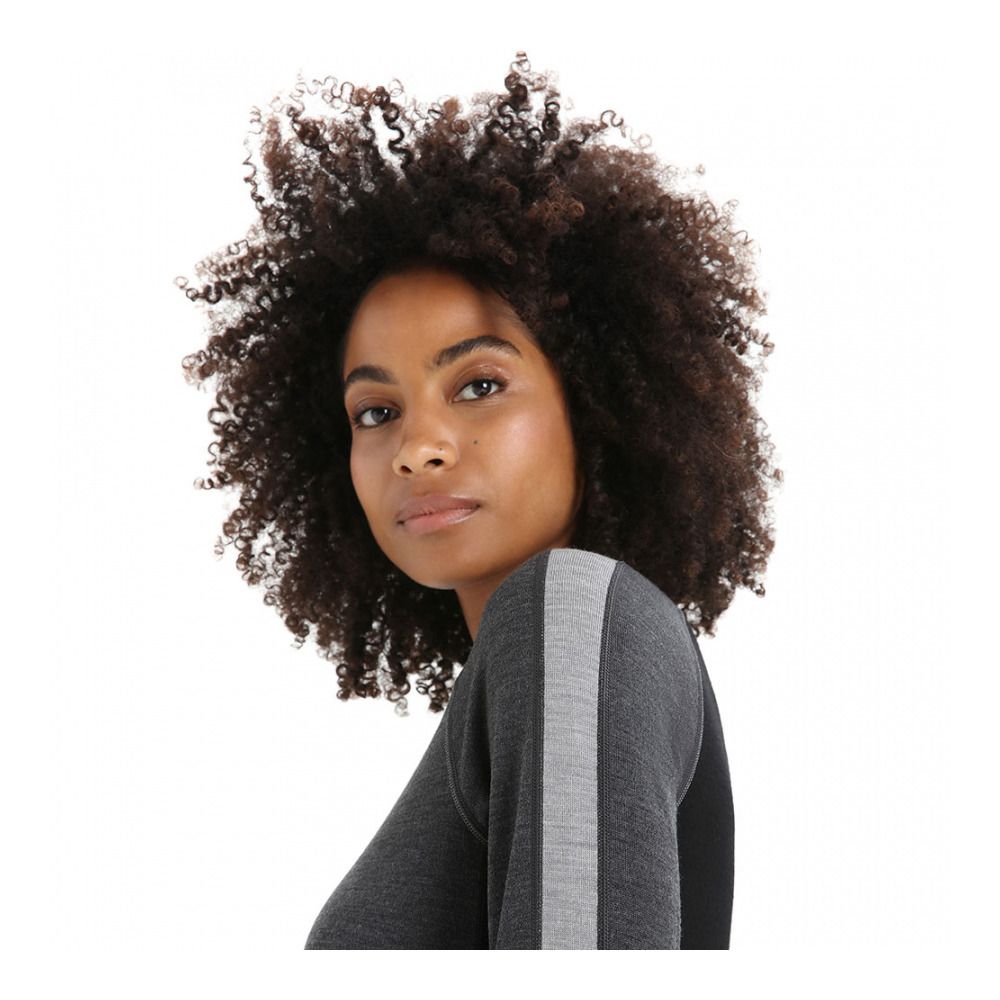 Icebreaker ZONEKNIT 260 - Sous-couche Femme jet hthr/blk/metro h/cb