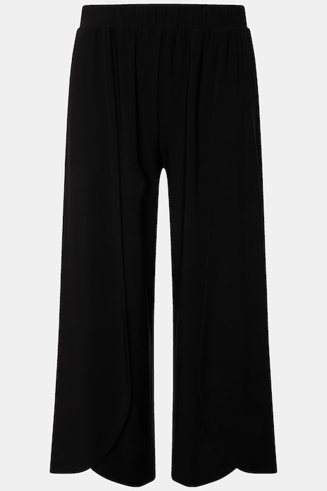 Jerseyhose, Schlitze, weites Bein, Elastikbund
