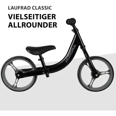 Hudora Laufrad Classic, schwarz
