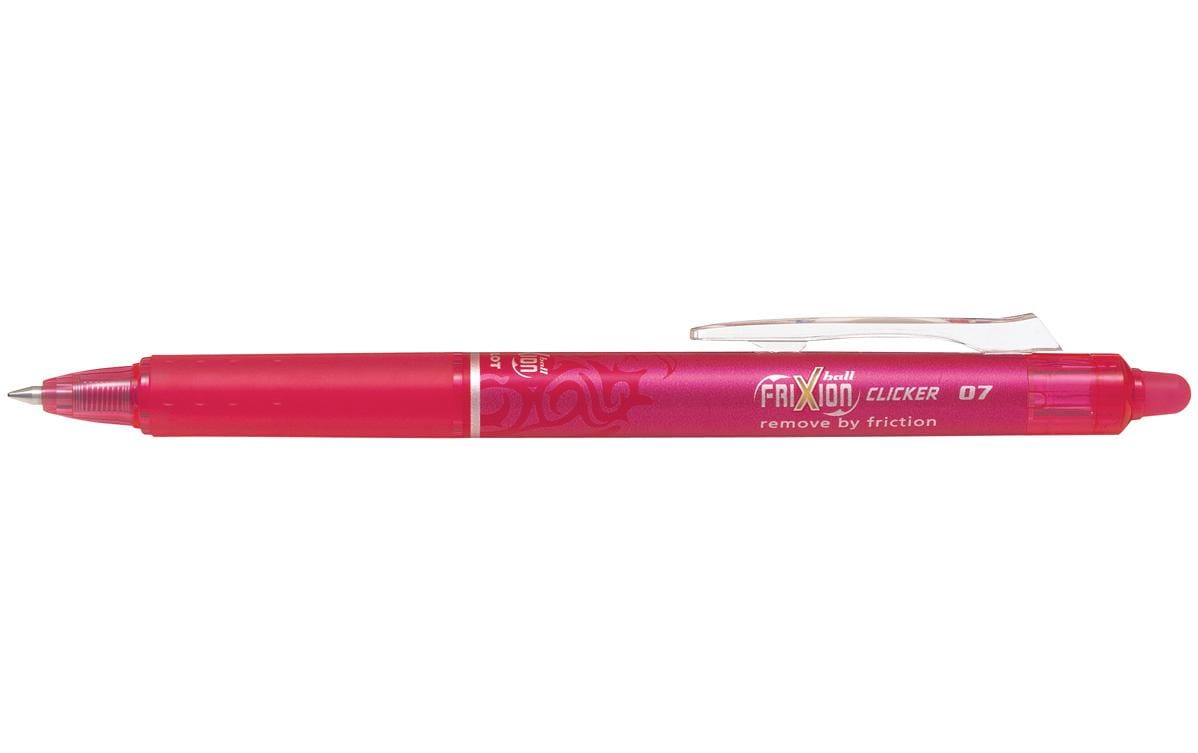 Rollerball FriXion Clicker 0.7 mm, PinkOhne Rückstand löschbarer Tintenroller