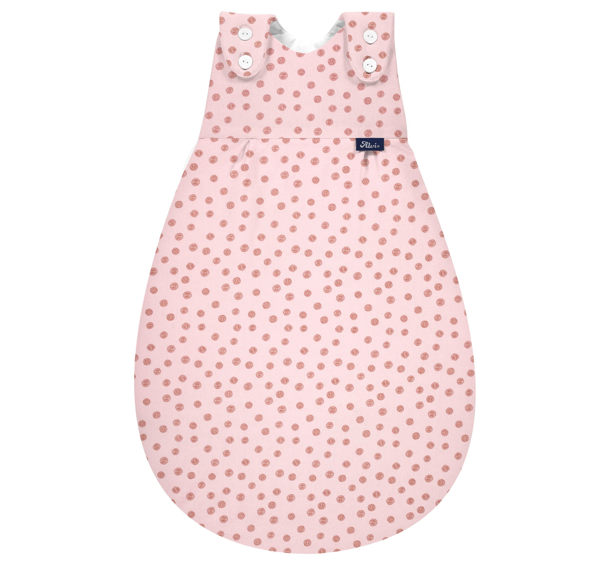 Alvi Baby-Mäxchen® Außensack (BIO Baumwolle) - Curly Dots