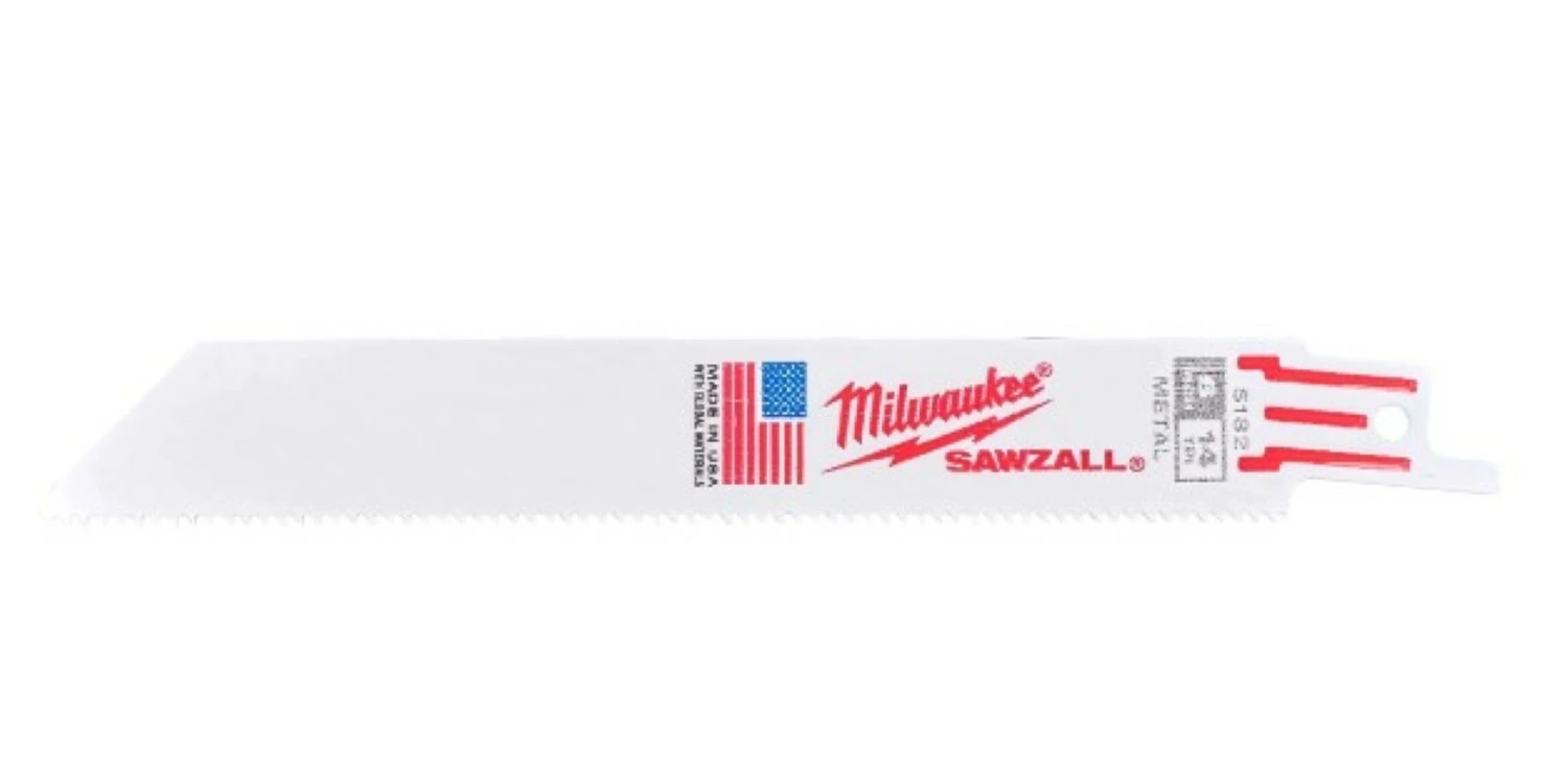 Milwaukee 48005182 Reciprozaagblad - 150 x 14TPI - Metaal (5st) - S922BF