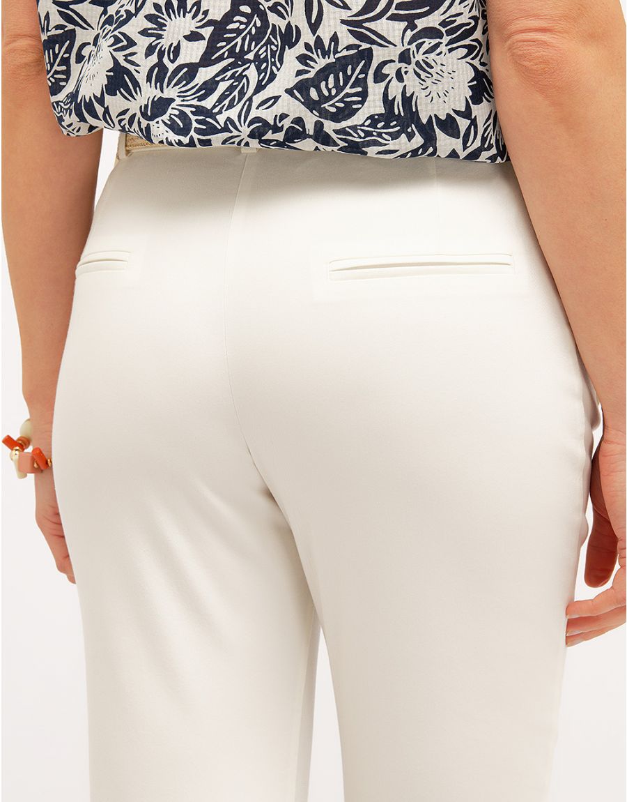 Pantalon jegging écru