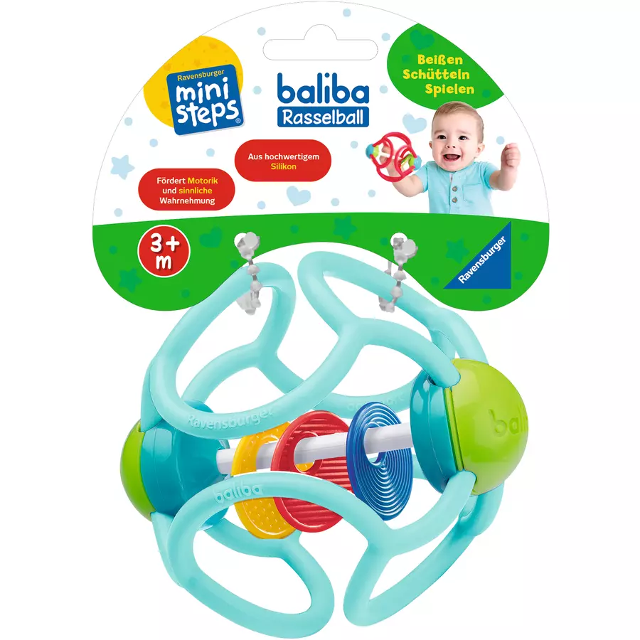 Ravensburger ministeps® baliba Rasselball türkis