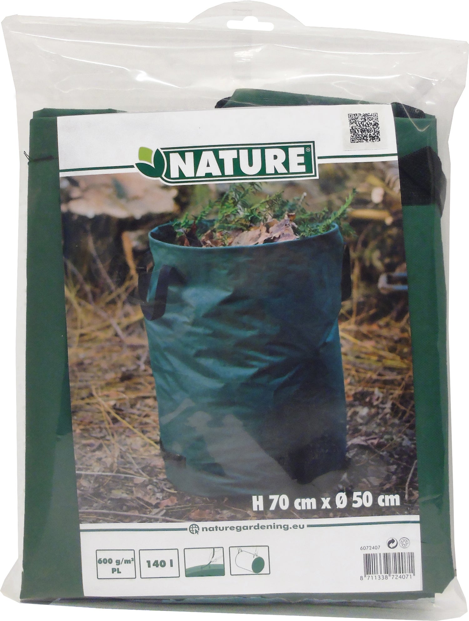 Nature tuinafvalzak 140 L groen