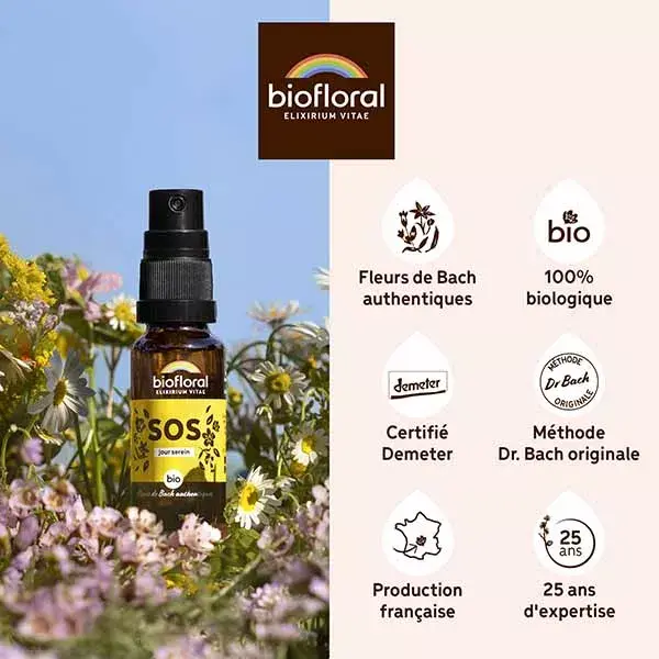 Biofloral Sos Secours Grânulos Orgânicos 19,5 Gr