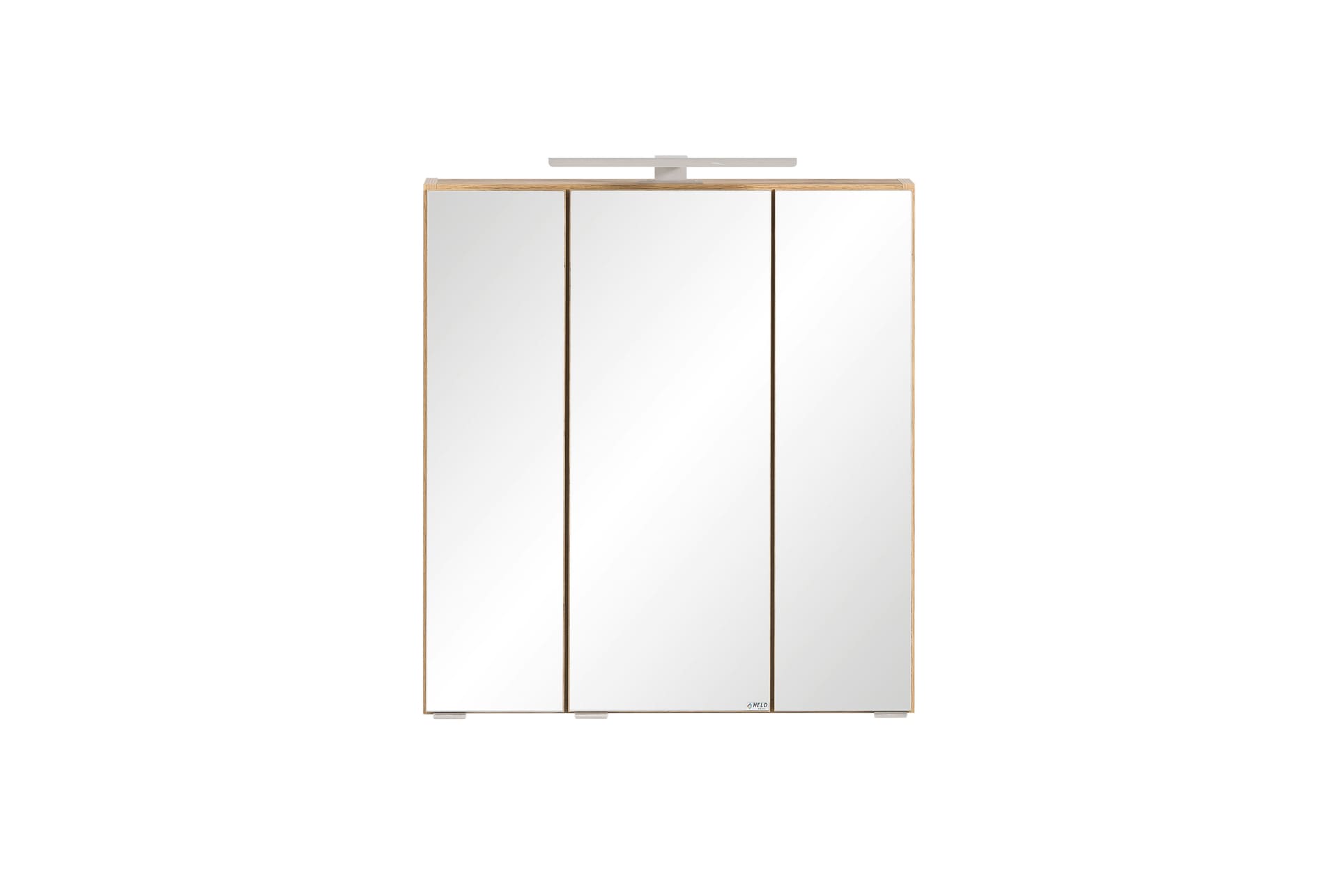Waschtischkombination Gent weiß/braun B/H/T 60x200x35 cm