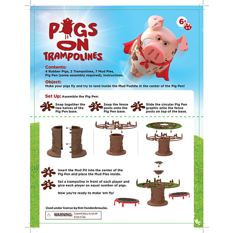 Games Pigs on Trampolines spil