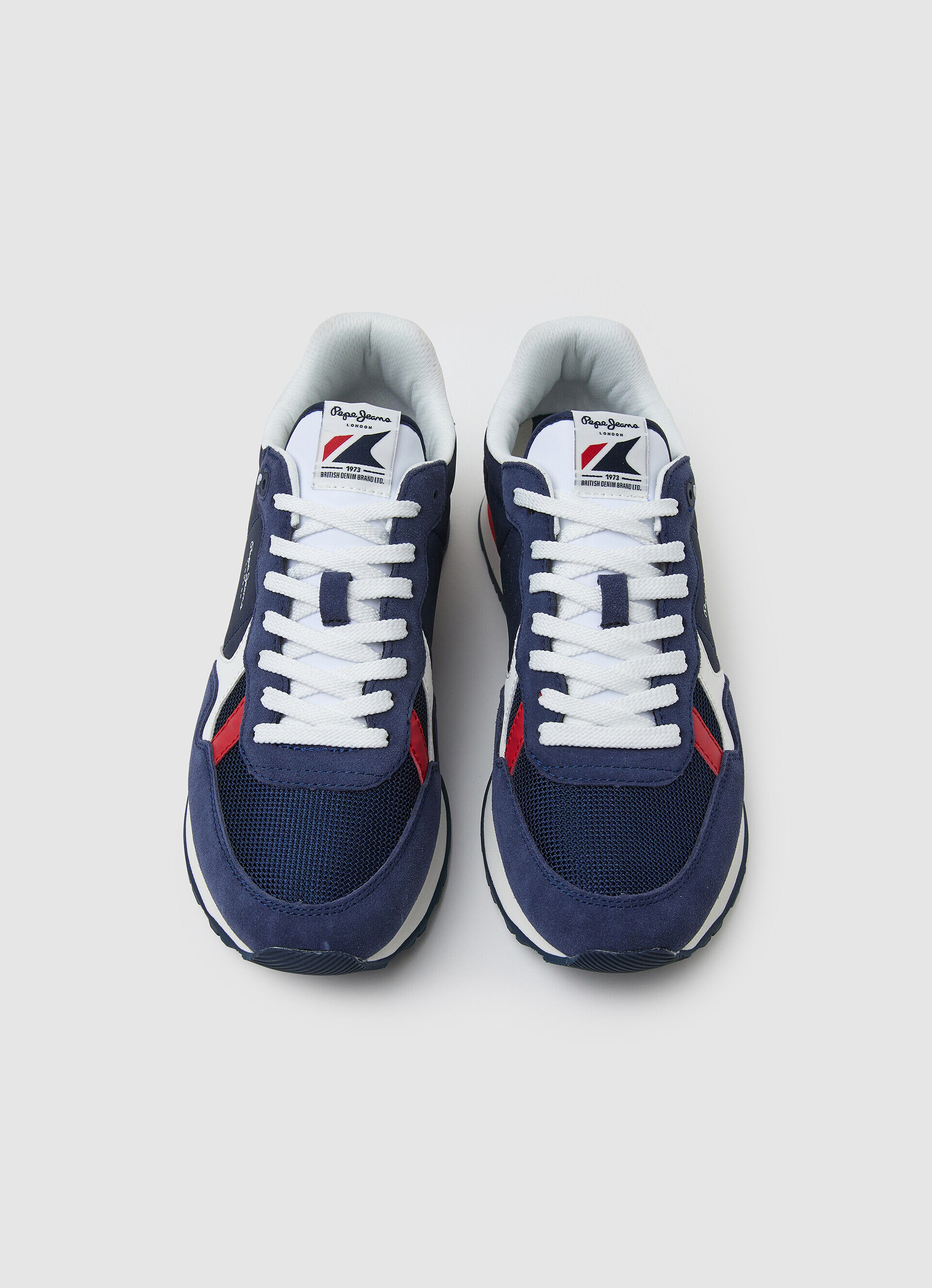 Sapatos combinados BRIT - azul marinho