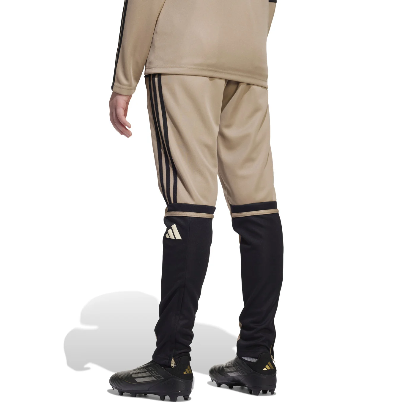adidas Squadra 25 Trainingspak Full-Zip Kids Beige Zwart