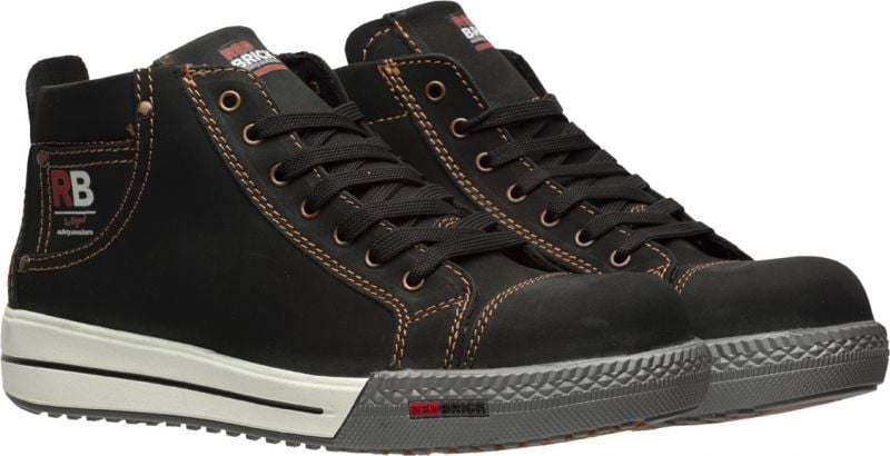 Redbrick Gold Sneaker - Werkschoen - Zwart - 40