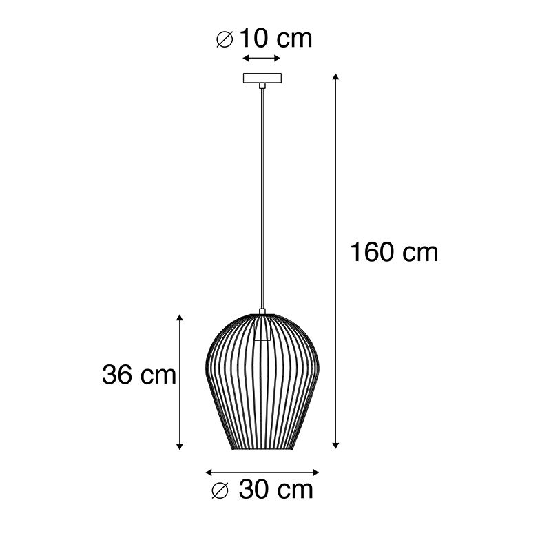 Design hanglamp goud - Wire Ario