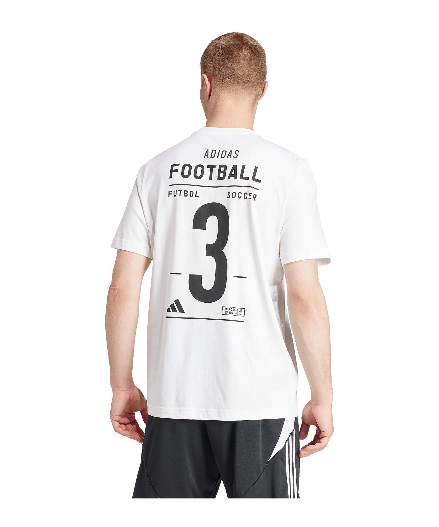 adidas Football Category Logo T-Shirt Weiss