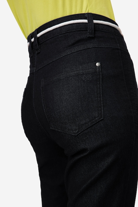 7/8-PushUp Jeans Julia, Wash-Effekte, Zipptaschen