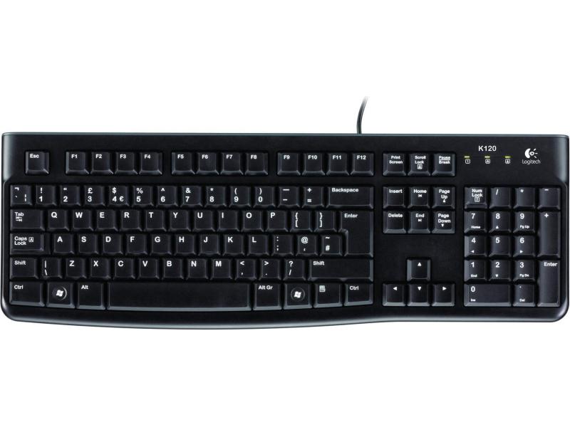 Logitech Tastatur K120 Business US-Layout Business Tastatur, US-Layout