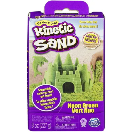 Spin Master Kinetic Sand - Nachfüllpackung 226 g, 1 Stück, 4-fach sortiert