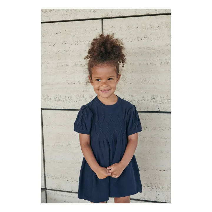 Copenhagen Colors Robe Torsadée | Bleu marine