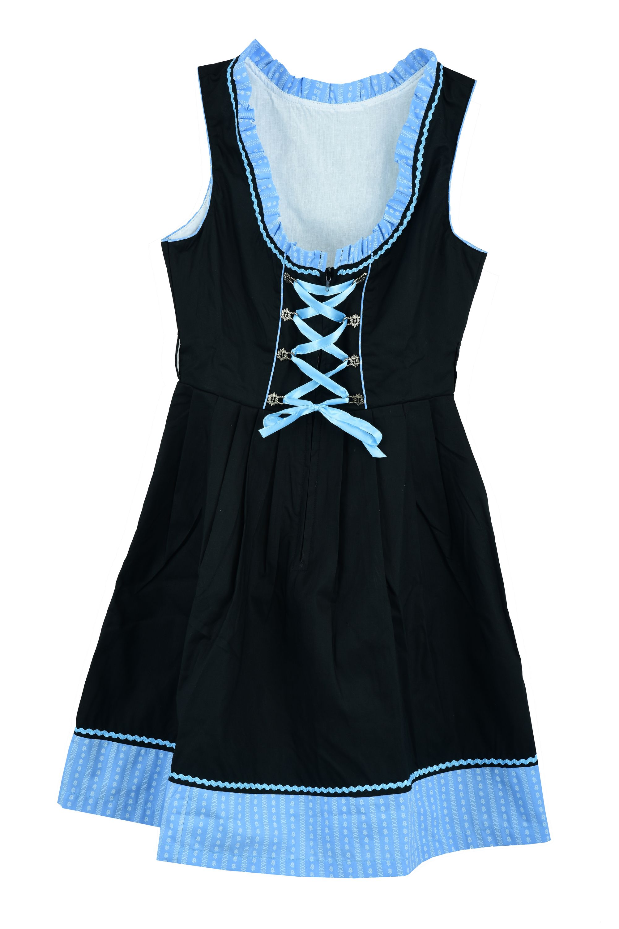Dirndl Kleid blau Grösse 48
