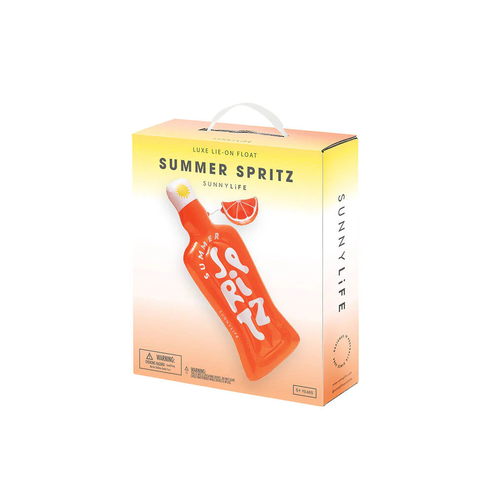 SUNNYLiFE  Aperol luftmadras - rød/orange