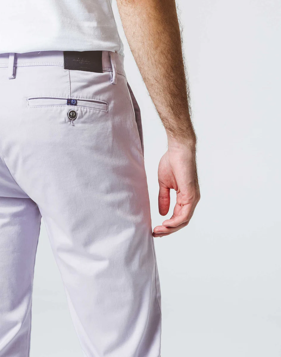 Chino Satin Parme
