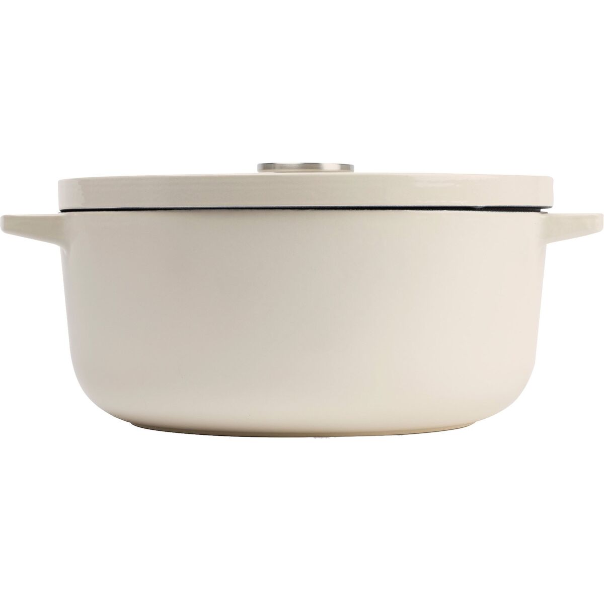 Støpejernsgryte 26 cm/5,2 liter, almond cream