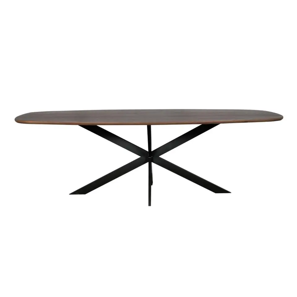 Starfurn - Eiken eettafel Ferris - Deens Ovaal 240 cm - Walnoot