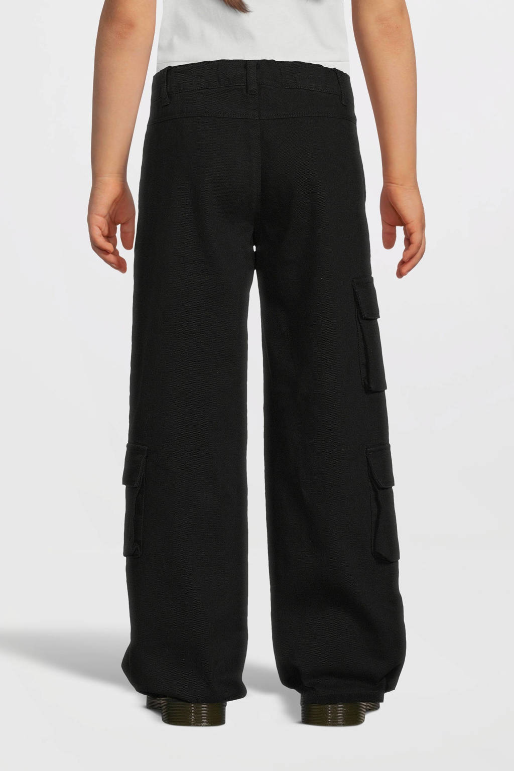 NAME IT wide leg broek NKFROSE zwart