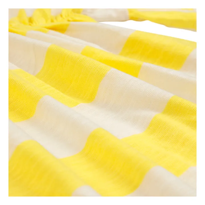 Bobo Choses Robe Coton Bio Rayée BC | Jaune