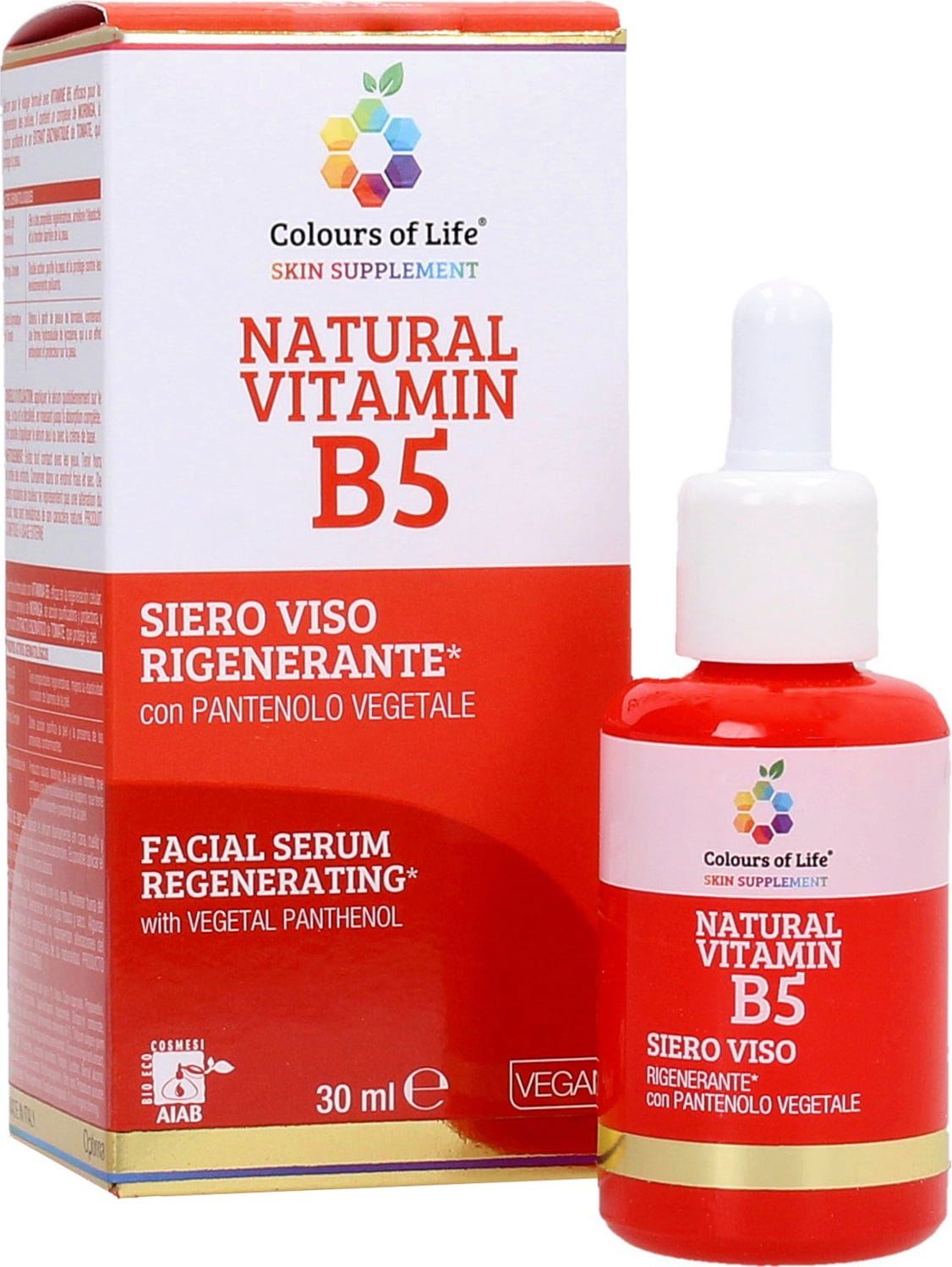 Optima Naturals  Colours of Life Vitamin B5 Serum, 30 ml