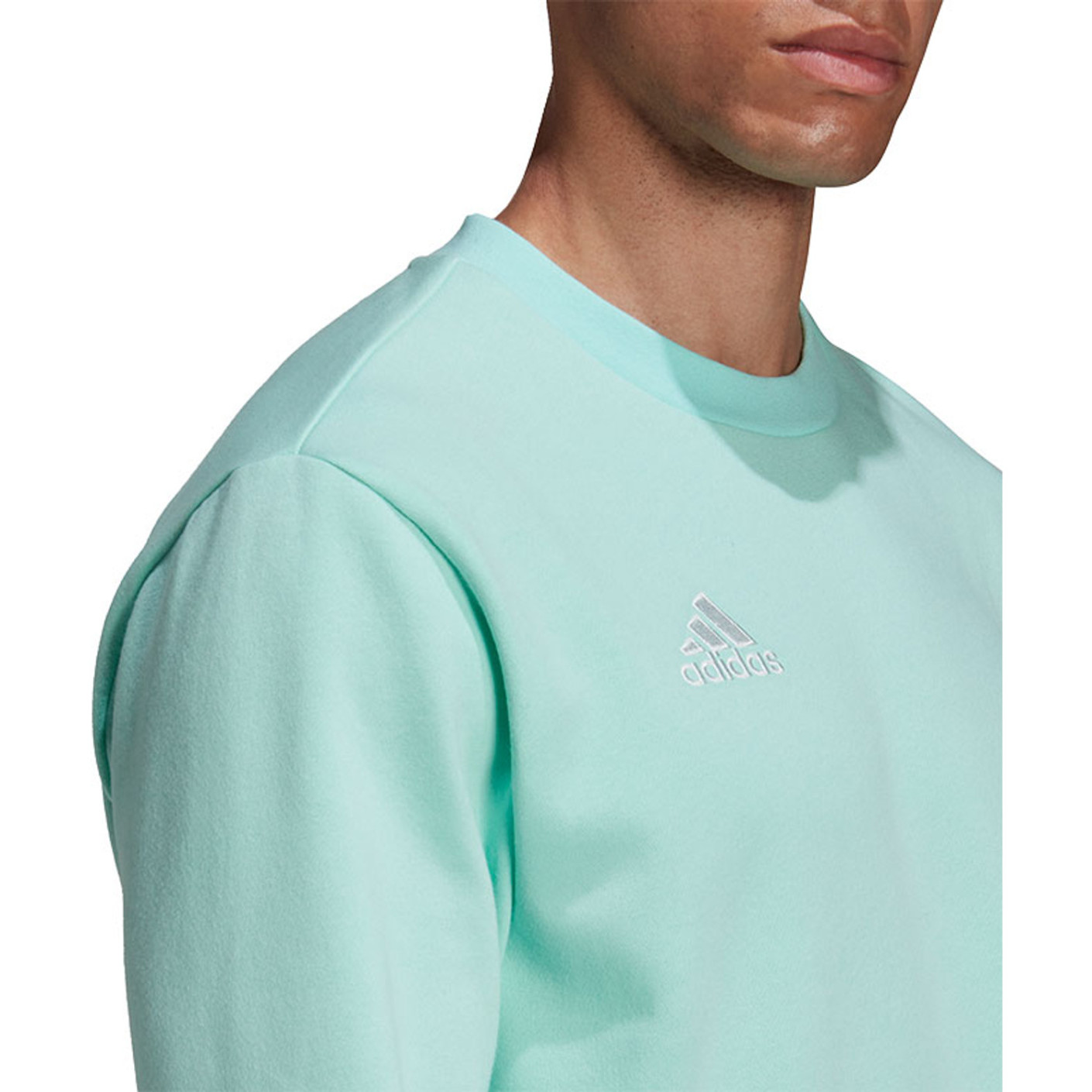 Adidas Entrada 22 Crew Sweater Turquoise Wit