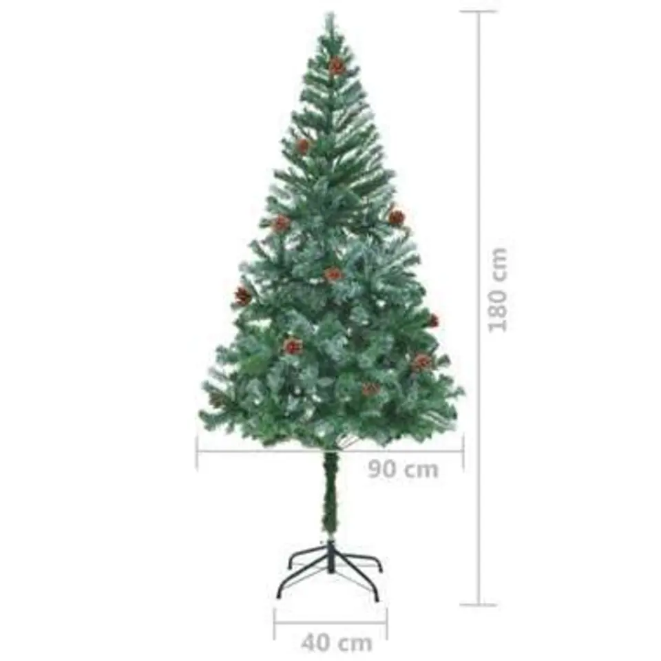 vidaXL - Kerstboom - Groen - 180 x 90 cm