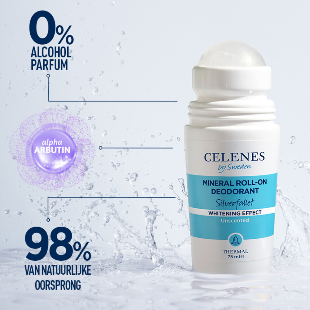 Celenes Thermal Mineral Roller Deodorant Whitening75 ml
