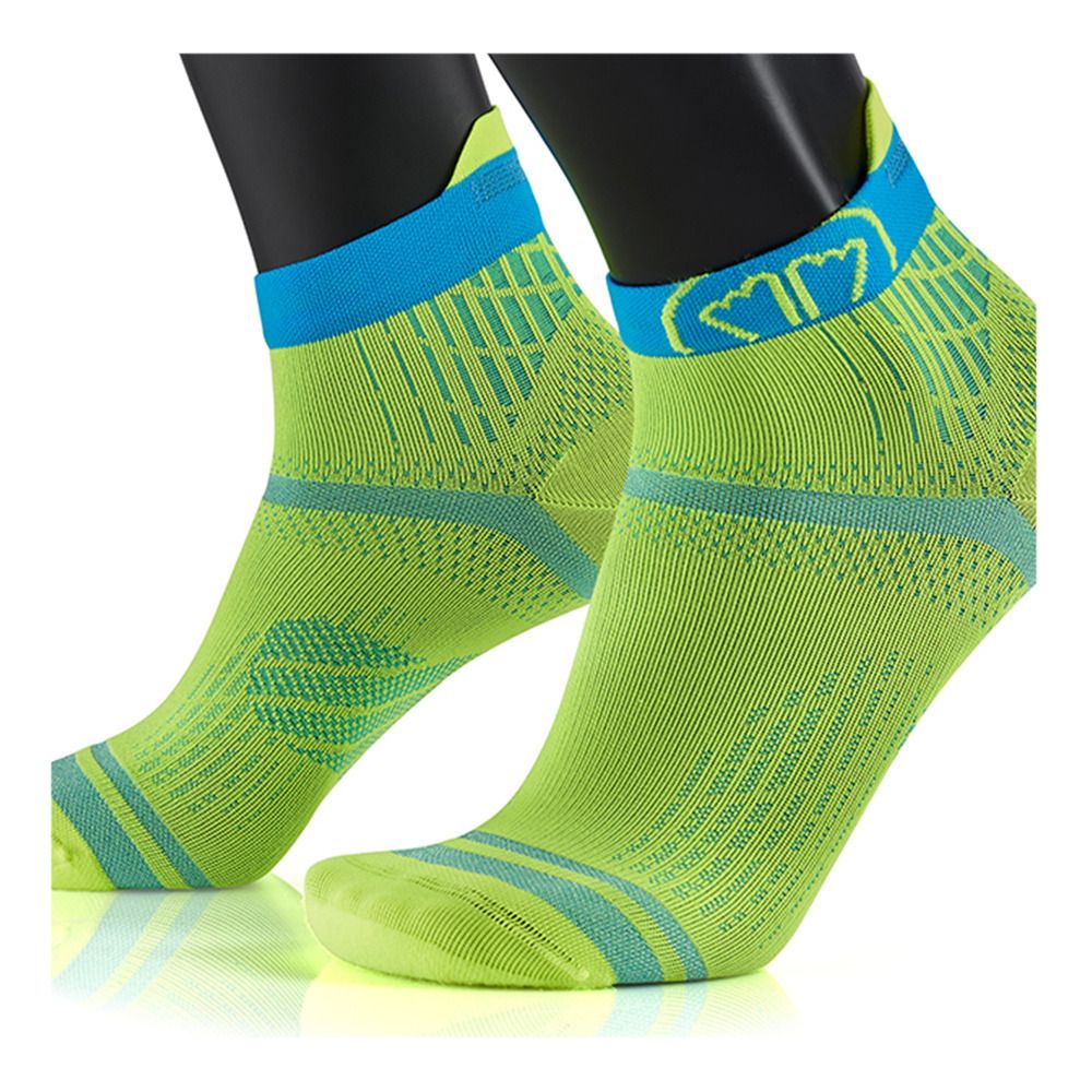 Sidas RUN FEEL - Chaussettes jaune/turquoise