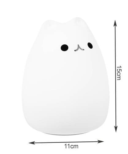 LED-lampe / Trådløs Nattlampe – Kattunge