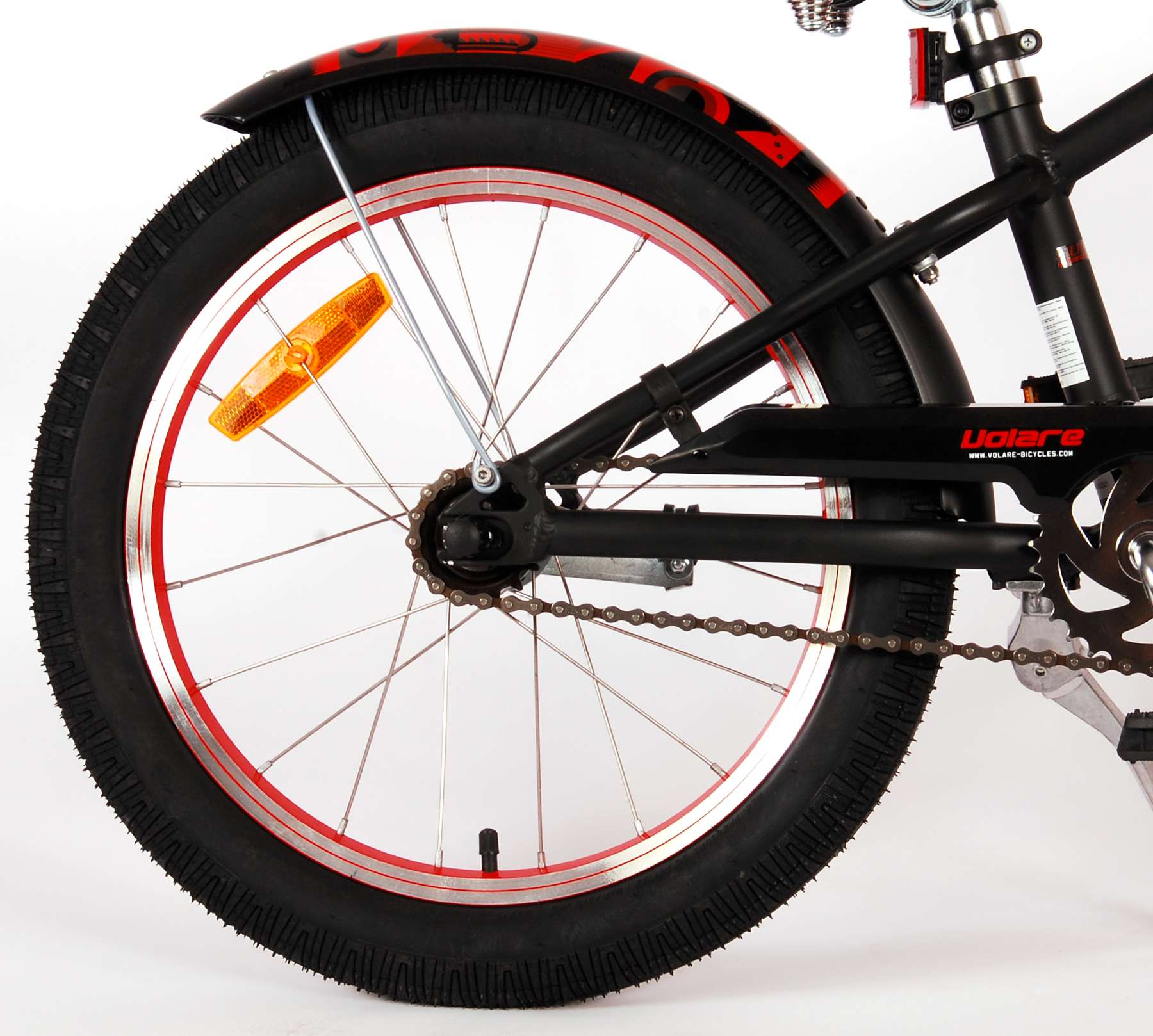 Kinderfahrrad Miracle Cruiser für Jungen 18 Zoll Kinderrad Mattschwarz