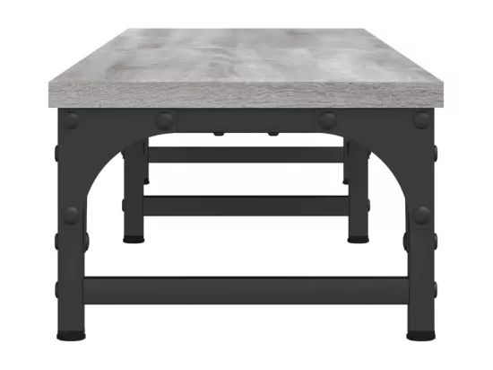 Support de moniteur sonoma gris 105x23x15,5cm bois d'ingénierie