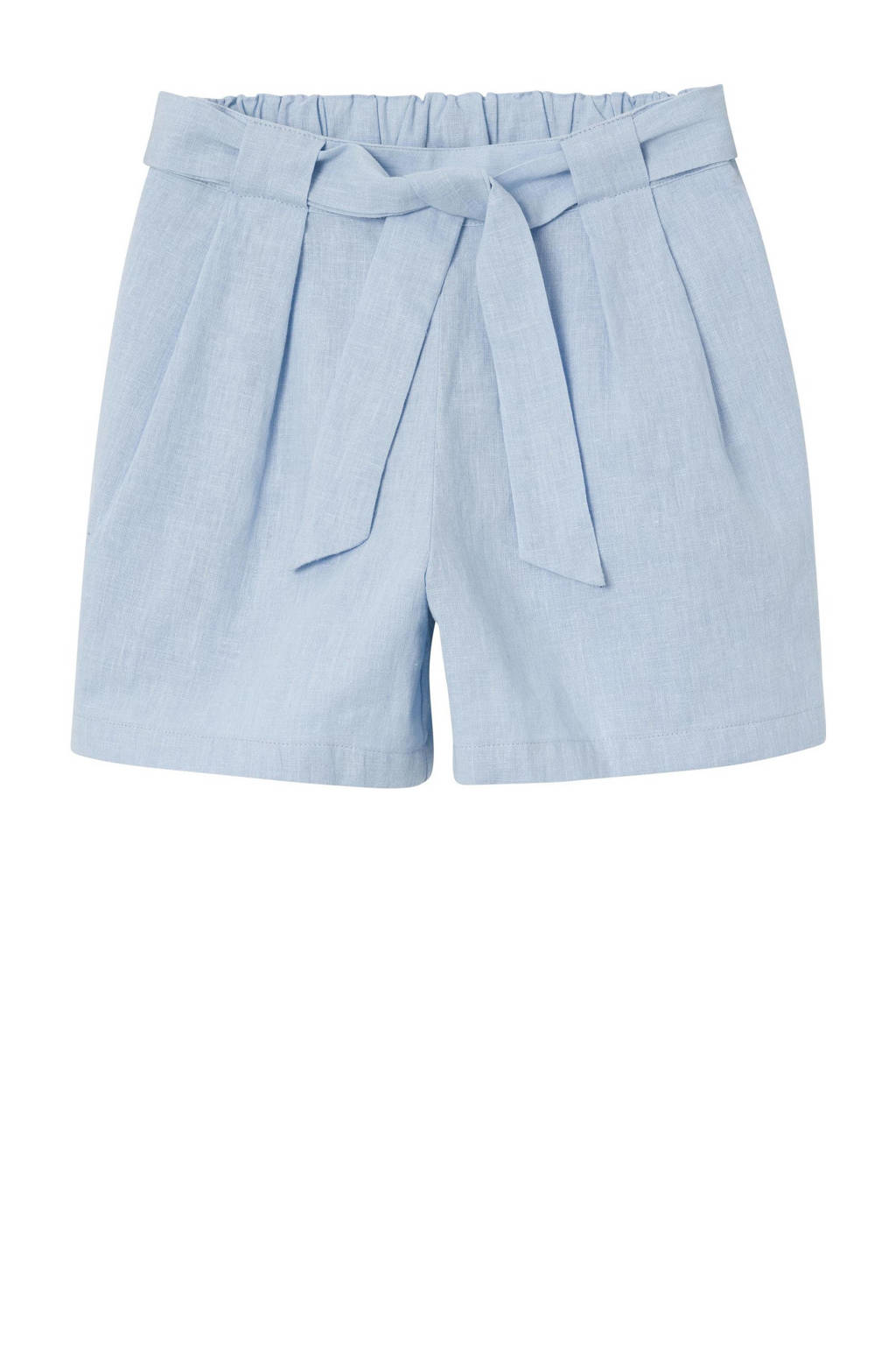 NAME IT casual short NKFFALINNEN lichtblauw